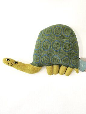 NWT Donna Wilson Shelly Turtle Knitted Lambswool Stuffed Animal Plush - Retired